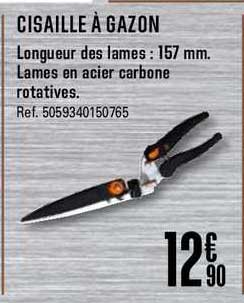 Cisaille à Gazon Lames En Acier Carbone Rotatives