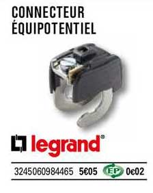 connecteur équipotentiel legrand
