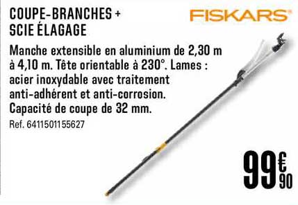 Coupe Branches + Scie élagage Fiskars