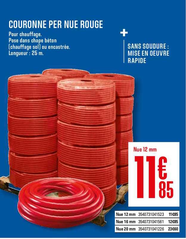 couronne per nue rouge