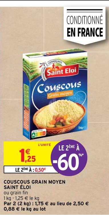 couscous grain moyen saint éloi