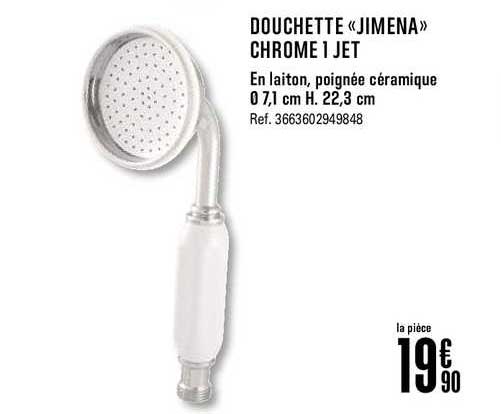 Douchette Jimena Chrome Jet