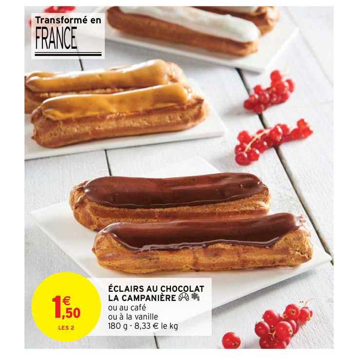 éclairs au chocolat la campanière