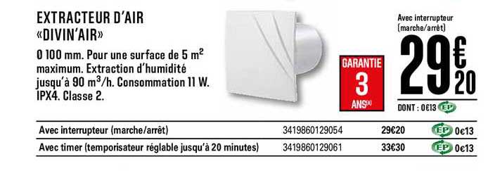 extracteur d'air divin'air