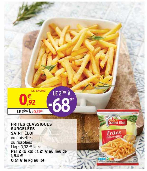 frites classiques surgelées saint éloi