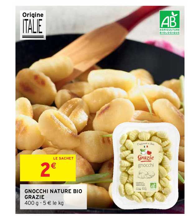 gnocchi nature bio grazie