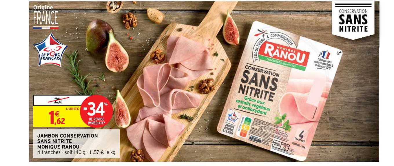 jambon conservation sans nitrite monique ranou