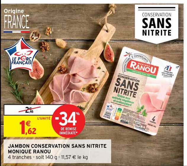 jambon conservation sans nitrite monique ranou