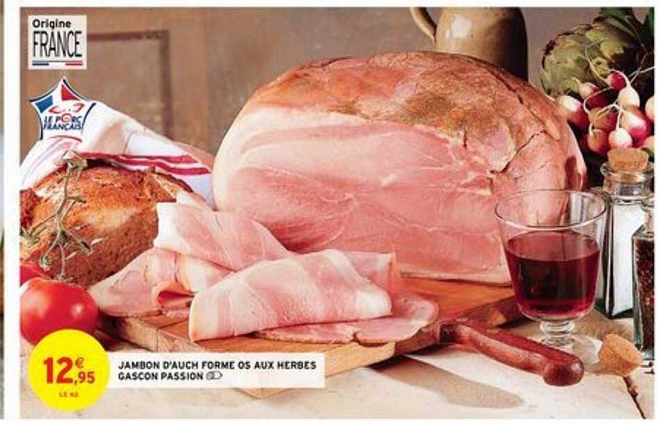 Jambon D'auch Forme Os Aux Herbes Gascon Passion