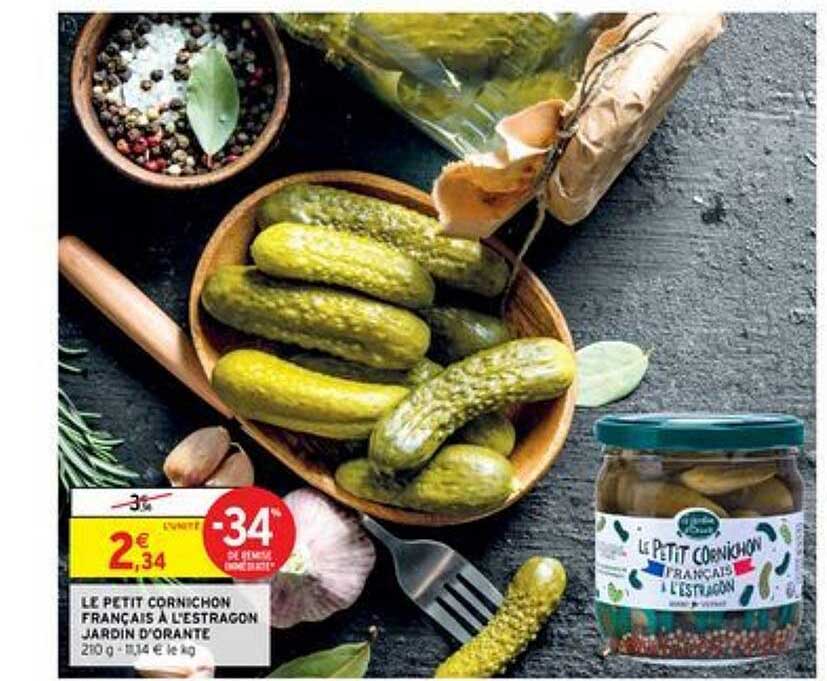 Le Petit Cornichon Français à L'estragon Jardin D'orante