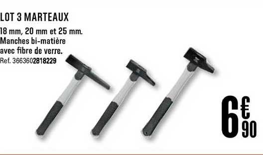 lot 3 marteaux