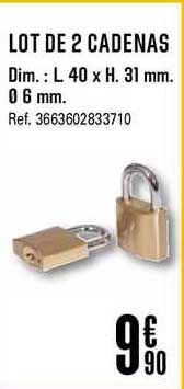 Lot De 2 Cadenas