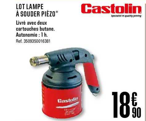 lot lampe à souder piézo castolin