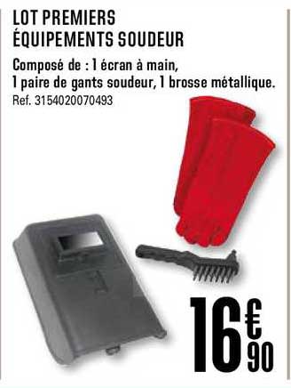 lot premiers équipements soudeur