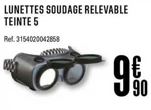 lunettes soudage relevable teinté 5