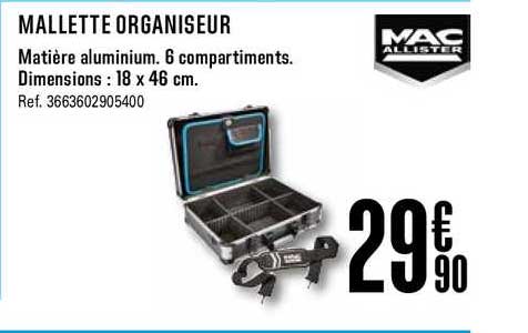 mallette organiseur mac allister