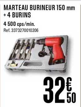 Marteau Burineur 150 Mm + 4 Burins