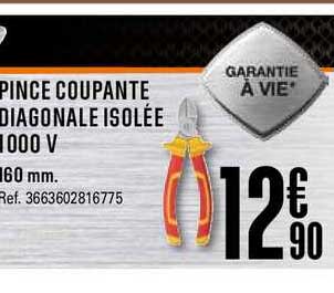 Pince Coupante Diagonal Isolée