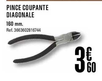 pince coupante diagonale 160 mm