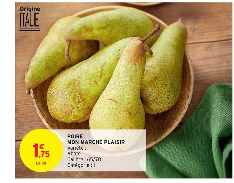 poire mon marché plaisir