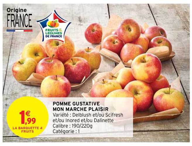 pomme gustative mon marché plaisir