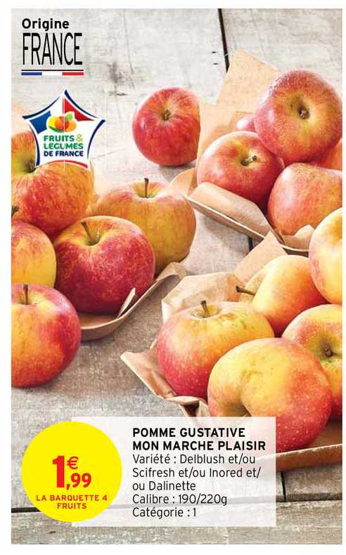 pomme gustative mon marché plaisir