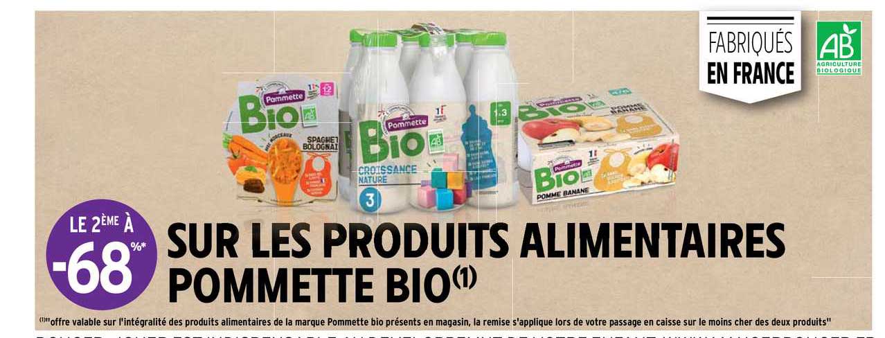 produits alimentaires pommette bio