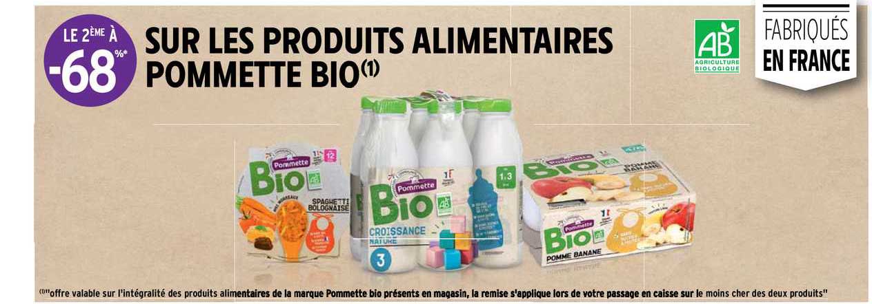 produits alimentaires pommette bio