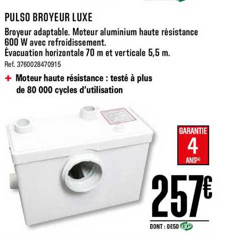 Pulso Broyeur Luxe