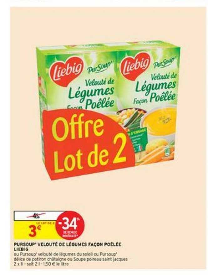 pursoup' velouté de légumes façon poêlée liebig