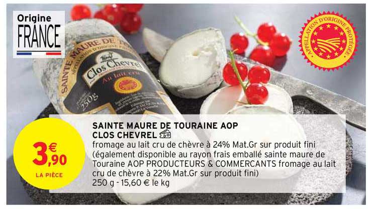 saint maure de touraine aop clos chevrel