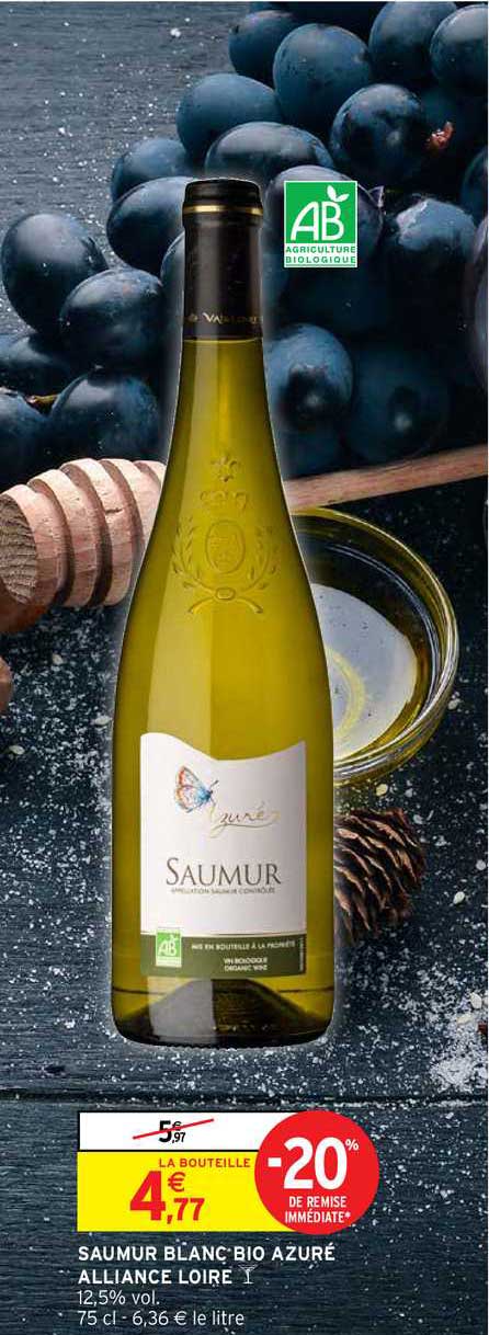saumur blanc bio azure alliance loire