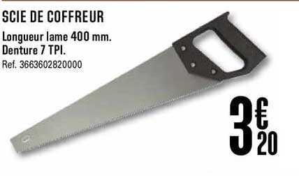scie de coffreur