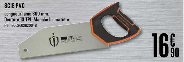 scie pvc denture l3 tpi