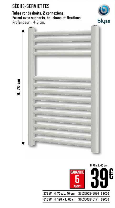 sèche serviettes blyss