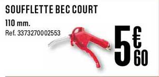 soufflette bec court