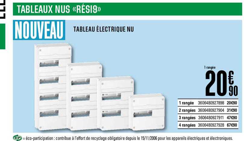 Tableau électrique Nu