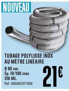 Tubage Polylisse Inox Au Mètre Linéire
