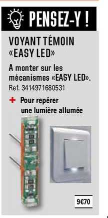 voyant témoin easy led