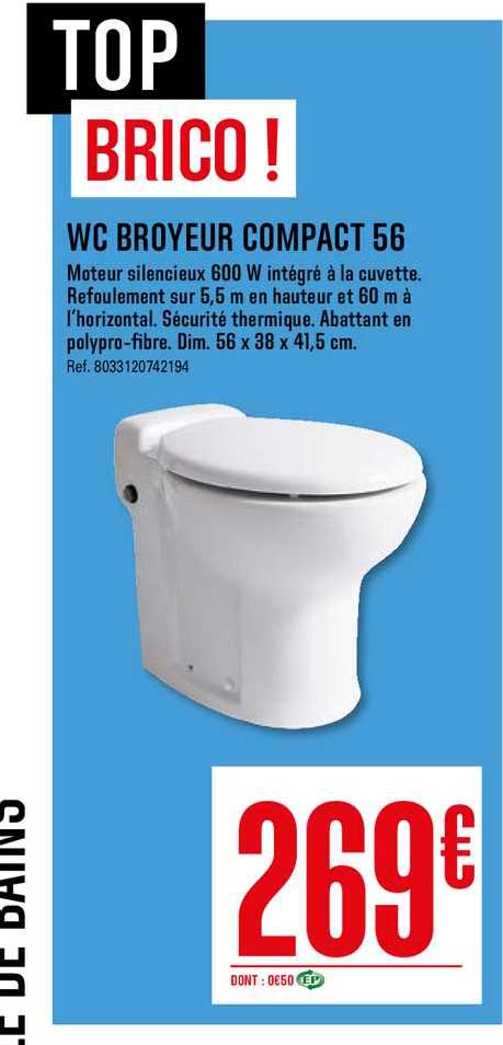 Wc Broyeur Compact 56