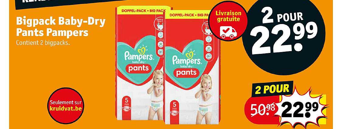 bigpack baby-dry pants pampers