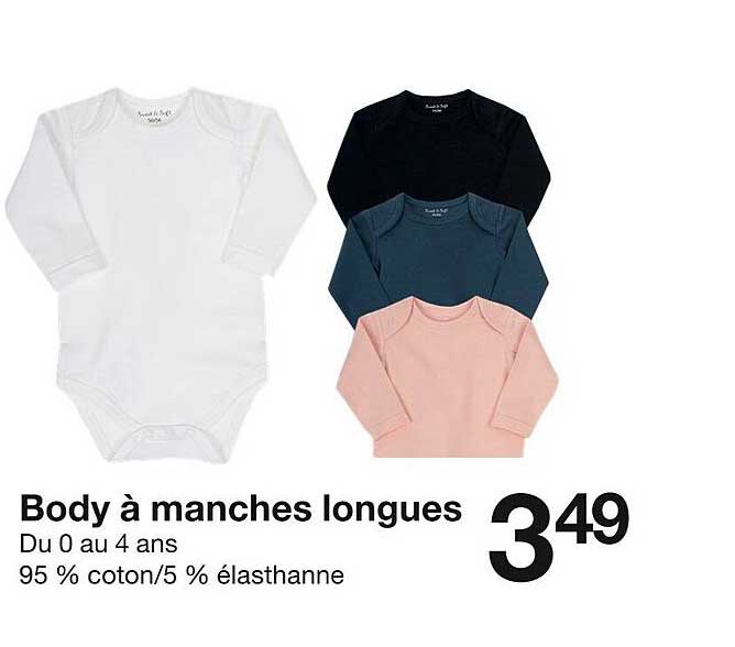 body à manches longues