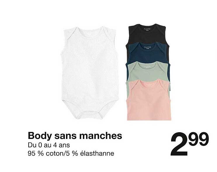 body sans manches