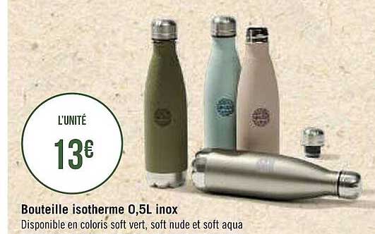 Bouteille Isotherme 0,5 L Inox