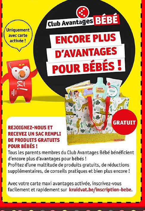 club avantages bébé