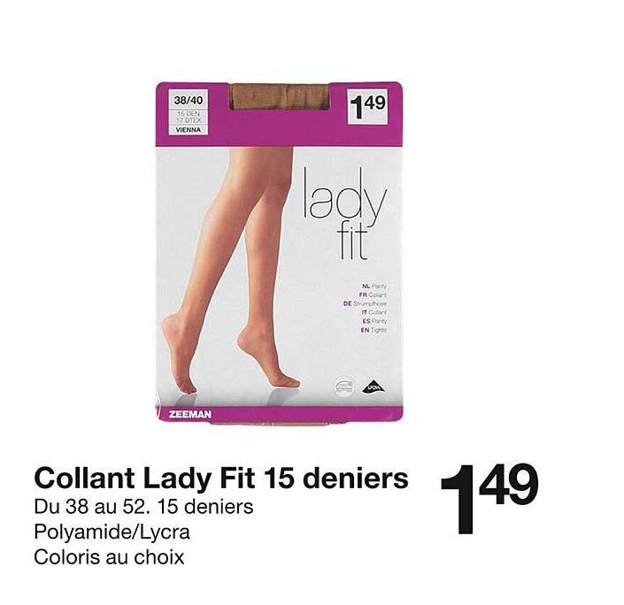 collant lady fit 15 derniers