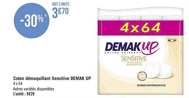 Coton Démaquillant Sensitive Demak Up