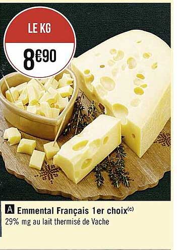 emmental français 1er choix
