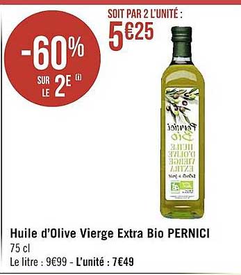 huile d'olive vierge extra bio pernici