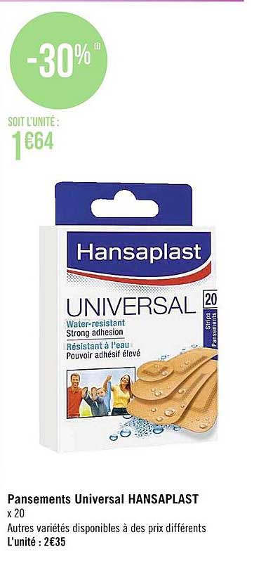 Pansements Universal Hansaplast